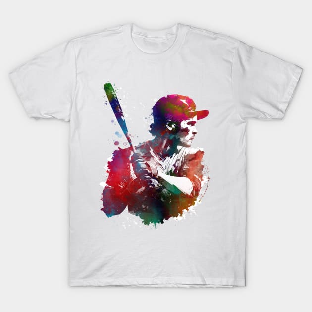 Baseball player #baseball #sport T-Shirt by JBJart